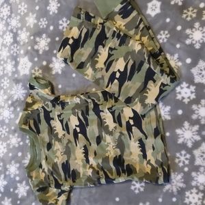 Dinosaur camo pajamas